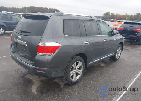 2013 Toyota Highlander Limited V6 from USA, damaged, VIN 5TDYK3EH9DS133355